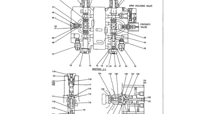 07-031 CONTROL VALVE ASSEMBLY P/N LS30V00002F3-Kobelco SK480LC-6E SK480-6S SK480LC-6 SK450-6 Excavator Parts Number Electronic Catalog EPC Manuals