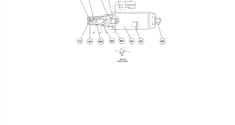 07 031 SOLENOID VALVE ASSEMBLY (HYD PUMP REG.)