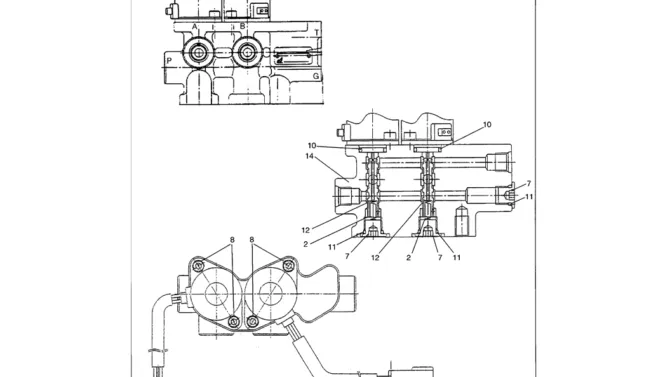 07-033 VALVE ASSY, SOLENOID P/N LC35V00004F2-Kobelco SK480LC-6E SK480-6S SK480LC-6 SK450-6 Excavator Parts Number Electronic Catalog EPC Manuals