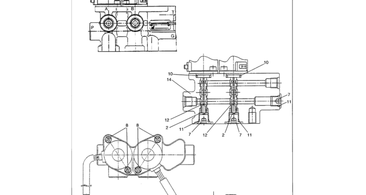 07-033 VALVE ASSY, SOLENOID P/N LC35V00004F2-Kobelco SK480LC-6E SK480-6S SK480LC-6 SK450-6 Excavator Parts Number Electronic Catalog EPC Manuals