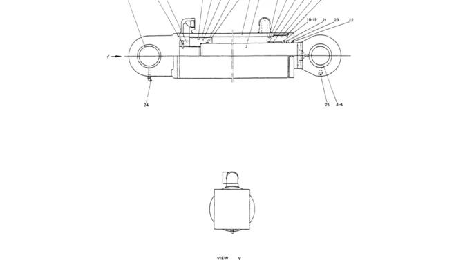 07-037CYLINDER ASSY (CAR DISMANTLE)-Kobelco SK200-3 SK200LC-5 SK200 Excavator Parts Number Electronic Catalog EPC Manuals
