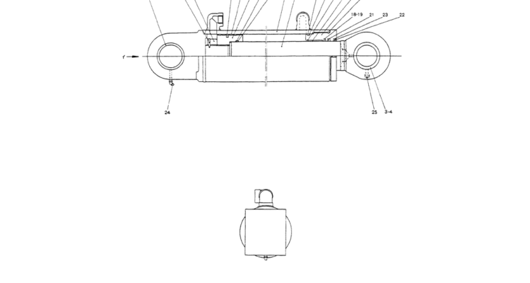 07-037CYLINDER ASSY (CAR DISMANTLE)-Kobelco SK200-3 SK200LC-5 SK200 Excavator Parts Number Electronic Catalog EPC Manuals