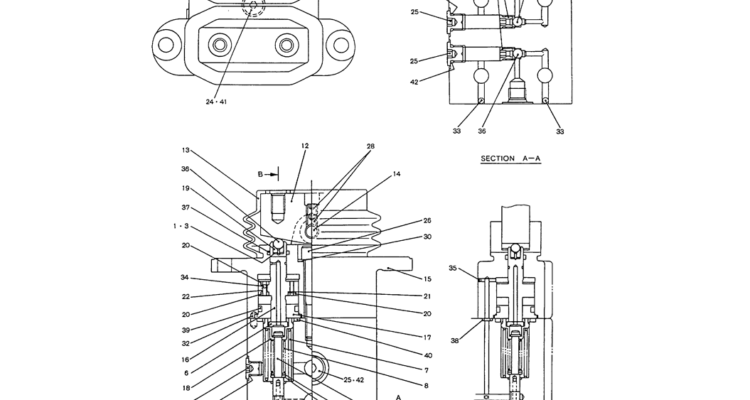 07-038 PROPELLING PILOT VALVE ASSEMBLY (YX30V00004F1)-SK200-6E SK210LC-6E SK200-6ES SK200LC-6E Kobelco Excavator Parts Number Electronic Catalog EPC Manuals