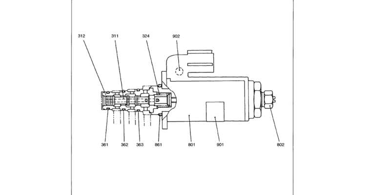 07-038 VALVE ASSEMBLY, SOLENOID P/N YN35V0002F1-Kobelco SK480LC-6E SK480-6S SK480LC-6 SK450-6 Excavator Parts Number Electronic Catalog EPC Manuals