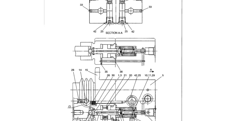 07-041 PILOT VALVE ASSEMBLY P/N YX30V00004F1-Kobelco SK480LC-6E SK480-6S SK480LC-6 SK450-6 Excavator Parts Number Electronic Catalog EPC Manuals