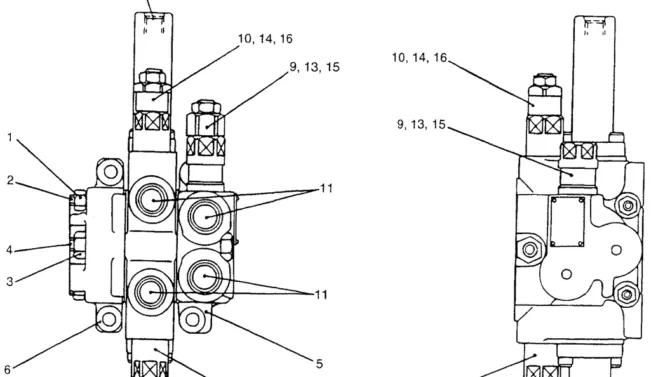 07-043 VALVE ASSEMBLY, CONTROL (YY30V00008F1, F2 & F3)-SK200-6E SK210LC-6E SK200-6ES SK200LC-6E Kobelco Excavator Parts Number Electronic Catalog EPC Manuals