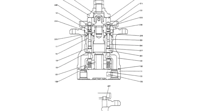 07-043VALVE ASSY, PILOT, P/N YN30V00020F1-Kobelco SK200-3 SK200LC-5 SK200 Excavator Parts Number Electronic Catalog EPC Manuals