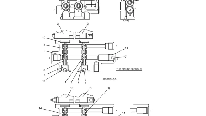 07-044(00) VALVE ASSEMBLY, SOLENOID (LC35V00004F1, F2 & F3)-SK200-6E SK210LC-6E SK200-6ES SK200LC-6E Kobelco Excavator Parts Number Electronic Catalog EPC Manuals