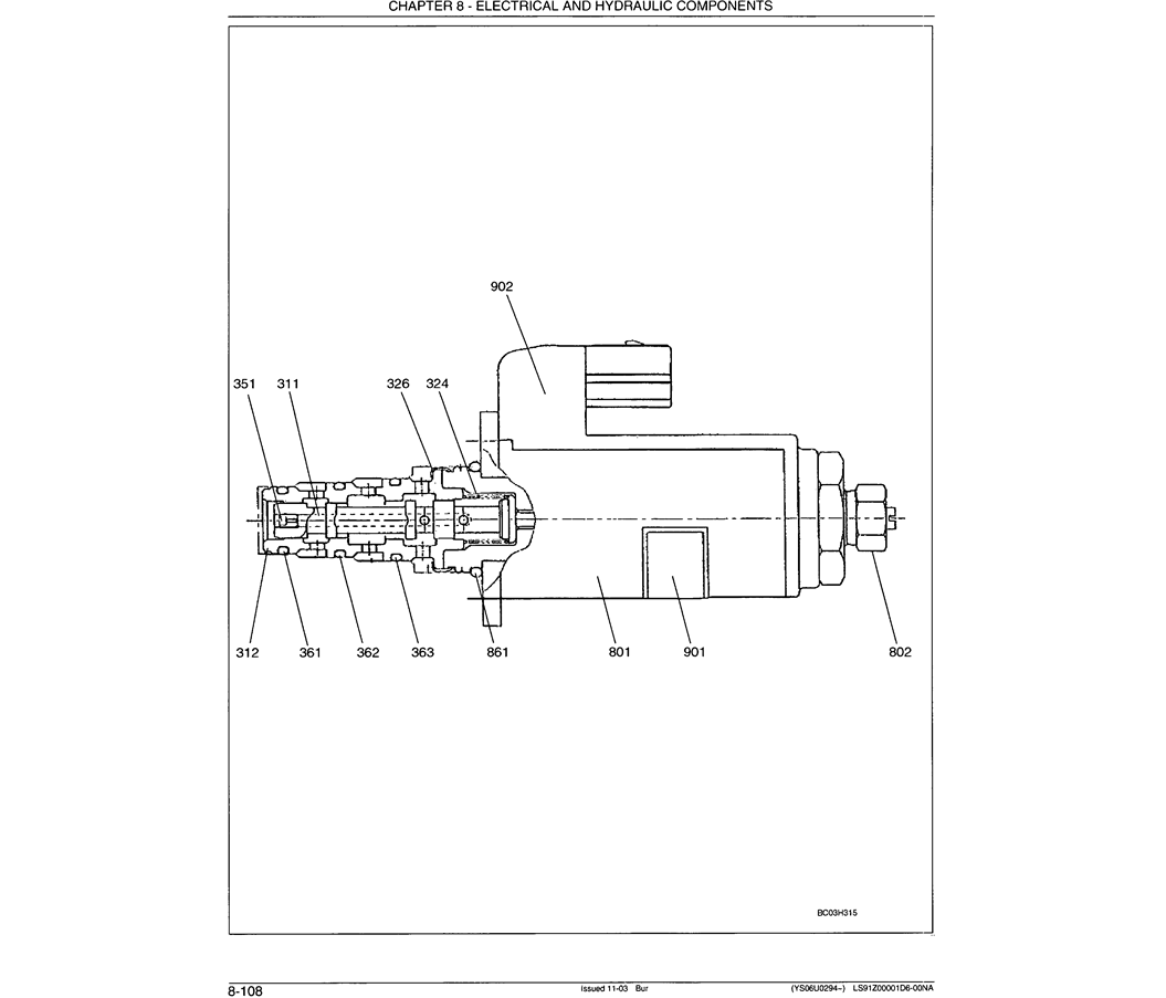 07-048 SOLENOID VALVE ASSEMBLY P/N YB35V00005F1-Kobelco SK480LC-6E SK480-6S SK480LC-6 SK450-6 Excavator Parts Number Electronic Catalog EPC Manuals