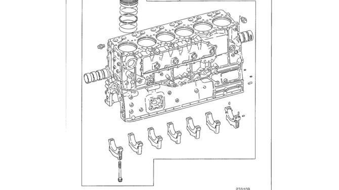 08-002 Mitsubishi 6D24 CYLINDER BLOCK ASSEMBLY-Kobelco SK480LC-6E SK480-6S SK480LC-6 SK450-6 Excavator Parts Number Electronic Catalog EPC Manuals