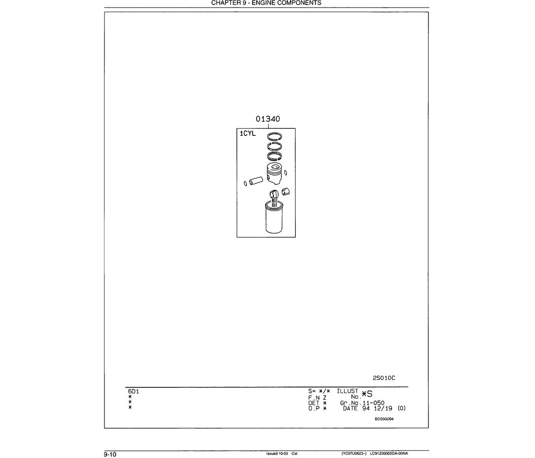 08-003 LINER AND PISTON KIT Mitsubishi 6D16 Engine-SK330LC-6E SK330-6E SK350LC-6E Kobelco Excavator Parts Number Electronic Catalog EPC Manuals