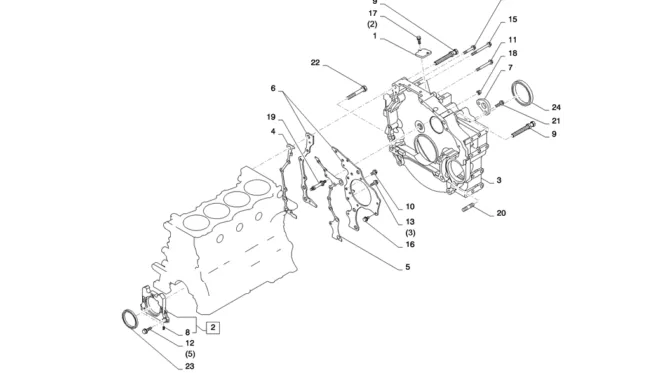 08-003(00)TIMING GEAR COVER AND FLYWHEEL HOUSING HINO J05E-SK235SR-2 SK235SRLC-2 SK235SR Kobelco Excavator Parts Number Electronic Catalog EPC Manuals