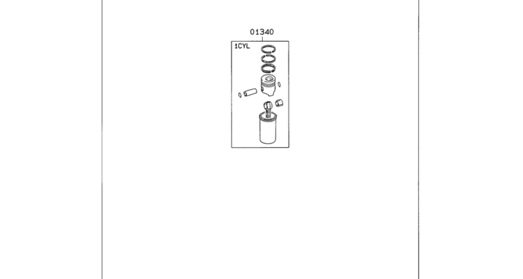 08 004 Mitsubishi 6D16 Engine CRANKSHAFT ASSEMBLY