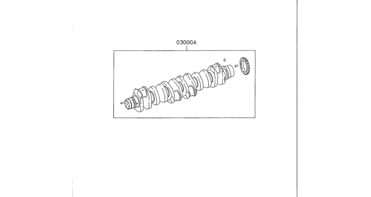 08-004 SERVICE CRANKSHAFT ASSEMBLY-Kobelco SK480LC-6E SK480-6S SK480LC-6 SK450-6 Excavator Parts Number Electronic Catalog EPC Manuals