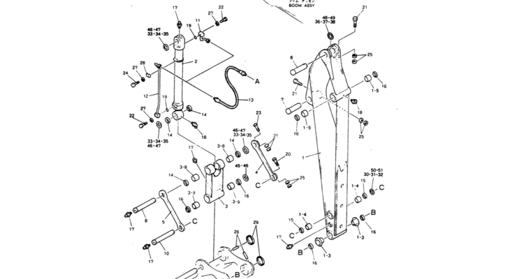 08-005 ARM ASSY, 2.98M P/N 24100J15109F1-Kobelco SK220LC-3 SK250LC SK220-3 Excavator Parts Number Electronic Catalog EPC Manuals