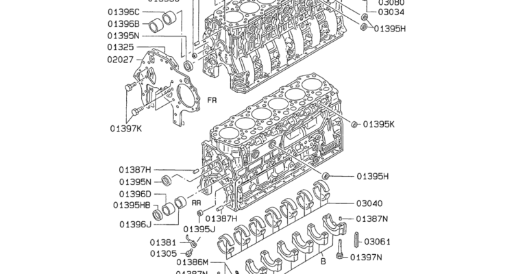 08-008 CYLINDER BLOCK Mitsubishi 6D34 Emgine-SK200-6E SK210LC-6E SK200-6ES SK200LC-6E Kobelco Excavator Parts Number Electronic Catalog EPC Manuals