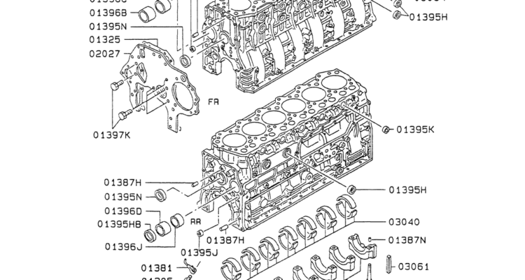 08-008CYLINDER BLOCK Mitsubishi 6D34 Engine-Kobelco SK200-3 SK200LC-5 SK200 Excavator Parts Number Electronic Catalog EPC Manuals