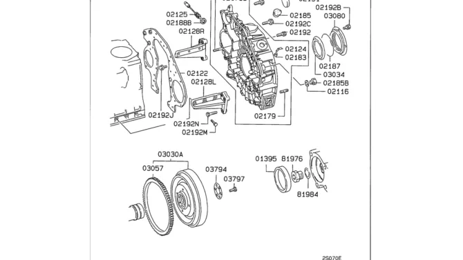 08-010 FLYWHEEL AND HOUSING Mitsubishi 6D16-SK330LC-6E SK330-6E SK350LC-6E Kobelco Excavator Parts Number Electronic Catalog EPC Manuals