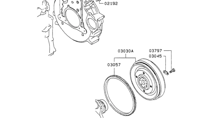 08-010FLYWHEEL & HOUSHING Mitsubishi 6D34 Engine-Kobelco SK200-3 SK200LC-5 SK200 Excavator Parts Number Electronic Catalog EPC Manuals