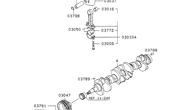 08-011PISTON, CONNROD & CRANKSHAFT-Kobelco SK200-3 SK200LC-5 SK200 Excavator Parts Number Electronic Catalog EPC Manuals