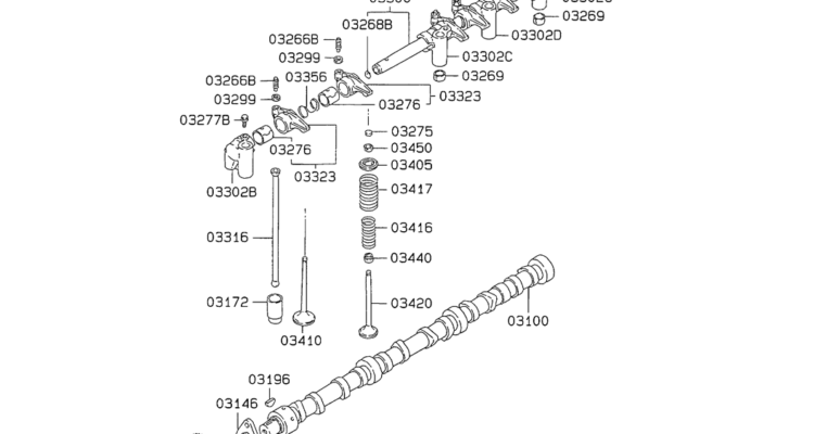 08-012 CAMSHAFT AND VALVE-SK200-6E SK210LC-6E SK200-6ES SK200LC-6E Kobelco Excavator Parts Number Electronic Catalog EPC Manuals