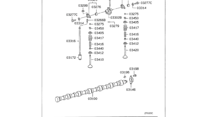 08-012 CAMSHAFT AND VALVE Mitsubishi 6D24-Kobelco SK480LC-6E SK480-6S SK480LC-6 SK450-6 Excavator Parts Number Electronic Catalog EPC Manuals