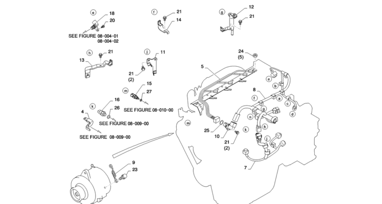 08-012(01)ELECTRICAL PARTS (ENGINE) HINO J05E-SK235SR-2 SK235SRLC-2 SK235SR Kobelco Excavator Parts Number Electronic Catalog EPC Manuals