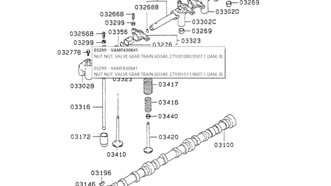 08-012CAMSHAFT & VALVE Mitsubishi 6D34 Engine -Kobelco SK200-3 SK200LC-5 SK200 Excavator Parts Number Electronic Catalog EPC Manuals