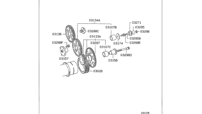 08-013 TIMING GEAR Mitsubishi 6D16-TLE-SK330LC-6E SK330-6E SK350LC-6E Kobelco Excavator Parts Number Electronic Catalog EPC Manuals