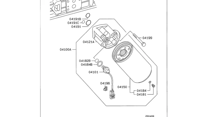 08-016 OIL FILTER Mitsubishi 6D16 Engine-SK330LC-6E SK330-6E SK350LC-6E Kobelco Excavator Parts Number Electronic Catalog EPC Manuals