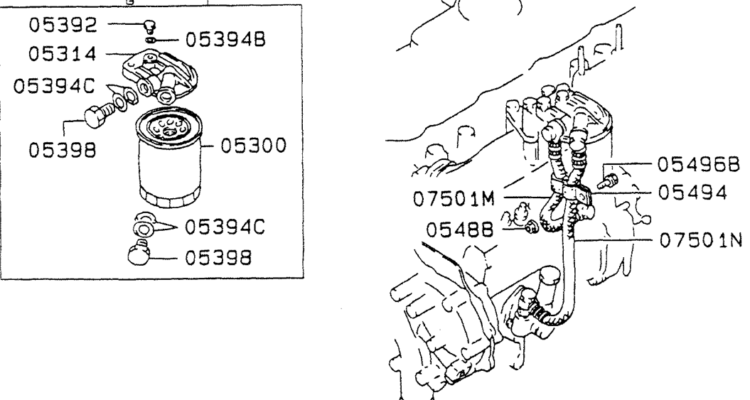 08-019FUEL FILTER & HOSE-Kobelco SK200-3 SK200LC-5 SK200 Excavator Parts Number Electronic Catalog EPC Manuals