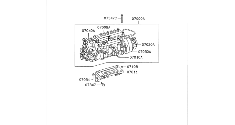 08-020(01) FUEL INJECTION PUMP GENERAL-Kobelco SK480LC-6E SK480-6S SK480LC-6 SK450-6 Excavator Parts Number Electronic Catalog EPC Manuals