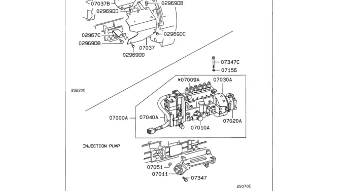 08-020(01) FUEL INJECTION PUMP Mitsubishi 6D16 Engine-SK330LC-6E SK330-6E SK350LC-6E Kobelco Excavator Parts Number Electronic Catalog EPC Manuals