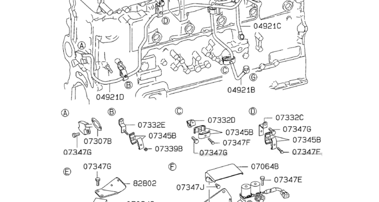 08 020(04) FUEL INJECTION PUMP Mitsubishi 6D24