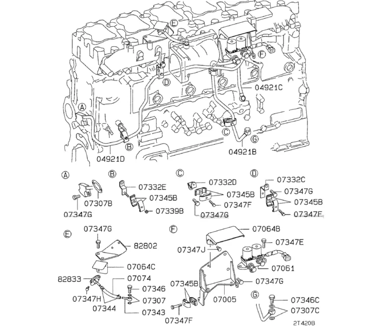 08-020(04) FUEL INJECTION PUMP Mitsubishi 6D24-Kobelco SK480LC-6E SK480 ...