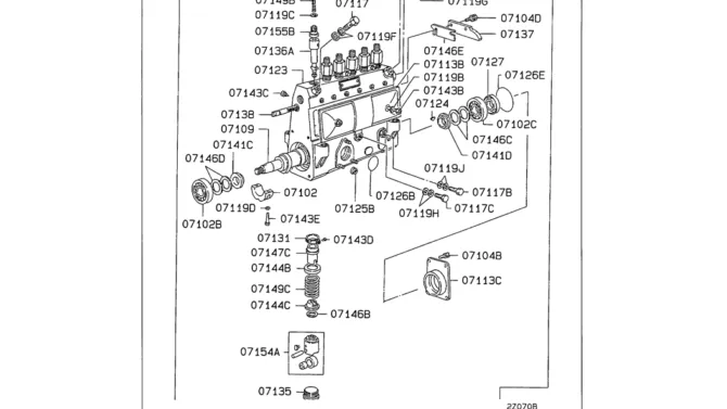 08-021 INJECTION PUMP Mitsubishi 6D16 Engine-SK330LC-6E SK330-6E SK350LC-6E Kobelco Excavator Parts Number Electronic Catalog EPC Manuals