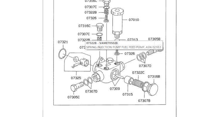 08-024 FUEL FEED PUMP Mitsubishi 6D24-Kobelco SK480LC-6E SK480-6S SK480LC-6 SK450-6 Excavator Parts Number Electronic Catalog EPC Manuals