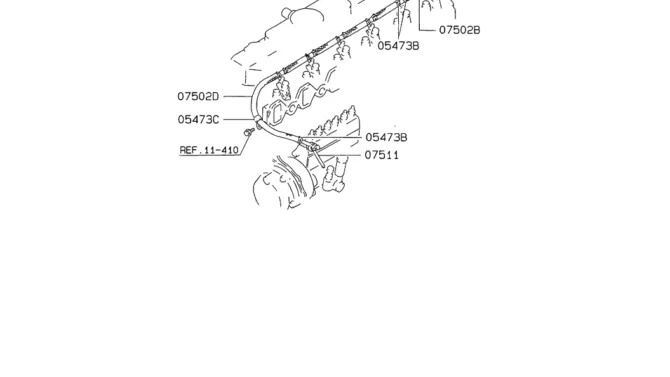 08-025 FUEL RETURN HOSE Mitsubishi 6D34 Emgine-SK200-6E SK210LC-6E SK200-6ES SK200LC-6E Kobelco Excavator Parts Number Electronic Catalog EPC Manuals