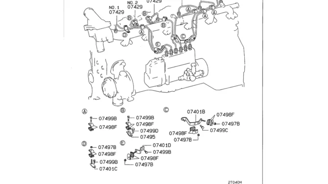 08-026(01)INJECTION PIPE AND NOZZLE-Kobelco SK480LC-6E SK480-6S SK480LC-6 SK450-6 Excavator Parts Number Electronic Catalog EPC Manuals
