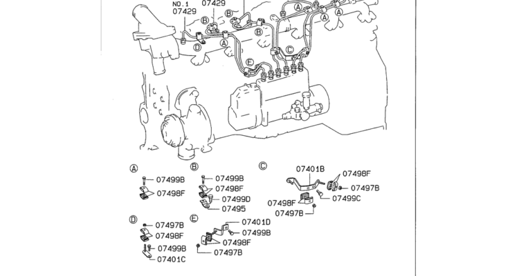 08-026(01)INJECTION PIPE AND NOZZLE-Kobelco SK480LC-6E SK480-6S SK480LC-6 SK450-6 Excavator Parts Number Electronic Catalog EPC Manuals