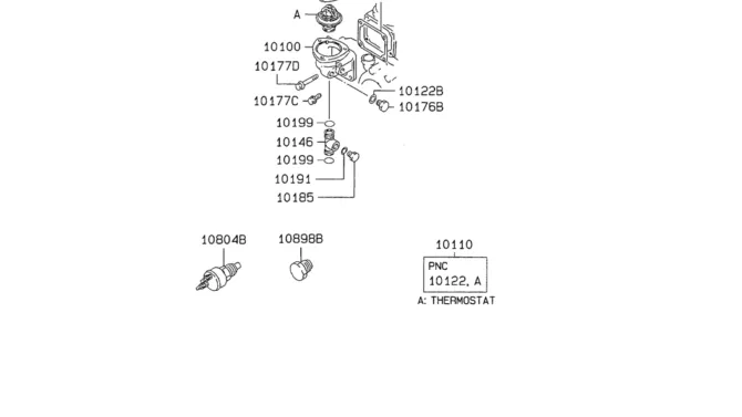 08-027 WATER PIPE AND THERMOSTAT-SK200-6E SK210LC-6E SK200-6ES SK200LC-6E Kobelco Excavator Parts Number Electronic Catalog EPC Manuals