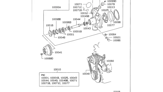 08-028(01)WATER PUMP AND FAN-Kobelco SK480LC-6E SK480-6S SK480LC-6 SK450-6 Excavator Parts Number Electronic Catalog EPC Manuals