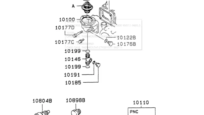 08-028WATER PIPE & THERMOSTAT-Kobelco SK200-3 SK200LC-5 SK200 Excavator Parts Number Electronic Catalog EPC Manuals