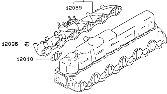 08-030EXHAUST MANIFOLD Mitsubishi 6D34 Engine-Kobelco SK200-3 SK200LC-5 SK200 Excavator Parts Number Electronic Catalog EPC Manuals