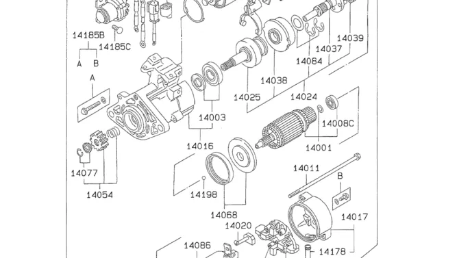08-032(02) STARTER Mitsubishi 6D34 Emgine-SK200-6E SK210LC-6E SK200-6ES SK200LC-6E Kobelco Excavator Parts Number Electronic Catalog EPC Manuals