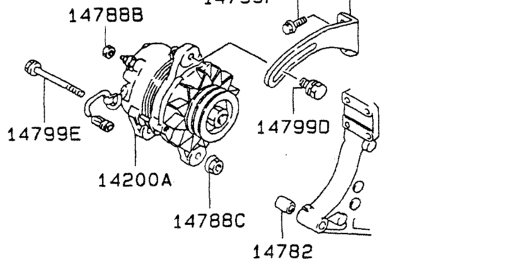 08-033(01)ALTERNATOR Mitsubishi 6D34 Engine-Kobelco SK200-3 SK200LC-5 SK200 Excavator Parts Number Electronic Catalog EPC Manuals