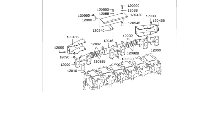 08-033EXHAUST MANIFOLD-Kobelco SK480LC-6E SK480-6S SK480LC-6 SK450-6 Excavator Parts Number Electronic Catalog EPC Manuals