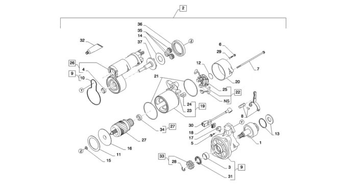 08-034(00)STARTER MOTOR HINO J05E-SK235SR-2 SK235SRLC-2 SK235SR Kobelco Excavator Parts Number Electronic Catalog EPC Manuals