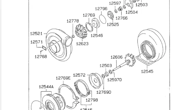 08-034(02)TURBOCHARGER-Kobelco SK480LC-6E SK480-6S SK480LC-6 SK450-6 Excavator Parts Number Electronic Catalog EPC Manuals