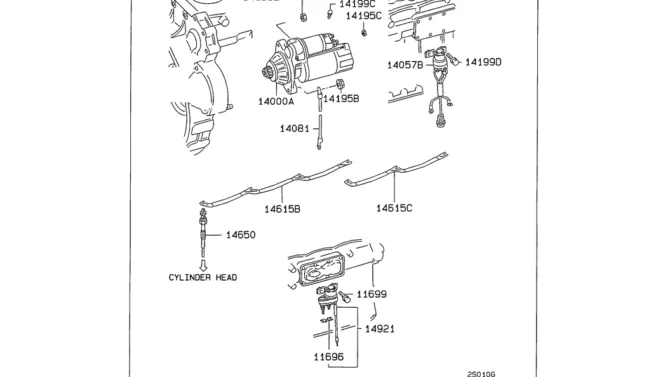 08-035(01) STARTER Mitsubishi 6D16 Engine-SK330LC-6E SK330-6E SK350LC-6E Kobelco Excavator Parts Number Electronic Catalog EPC Manuals